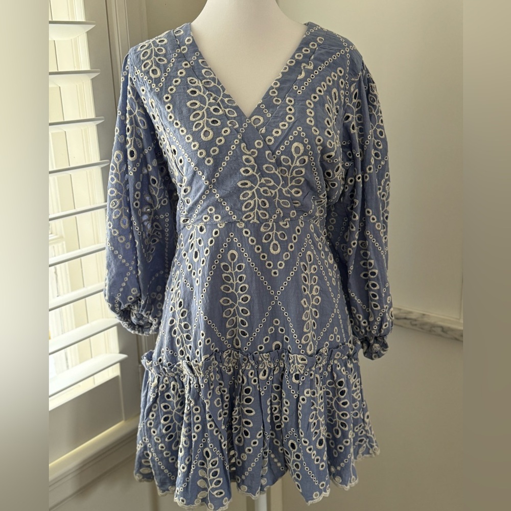 Impeccable Pig Boutique eyelet Dress M